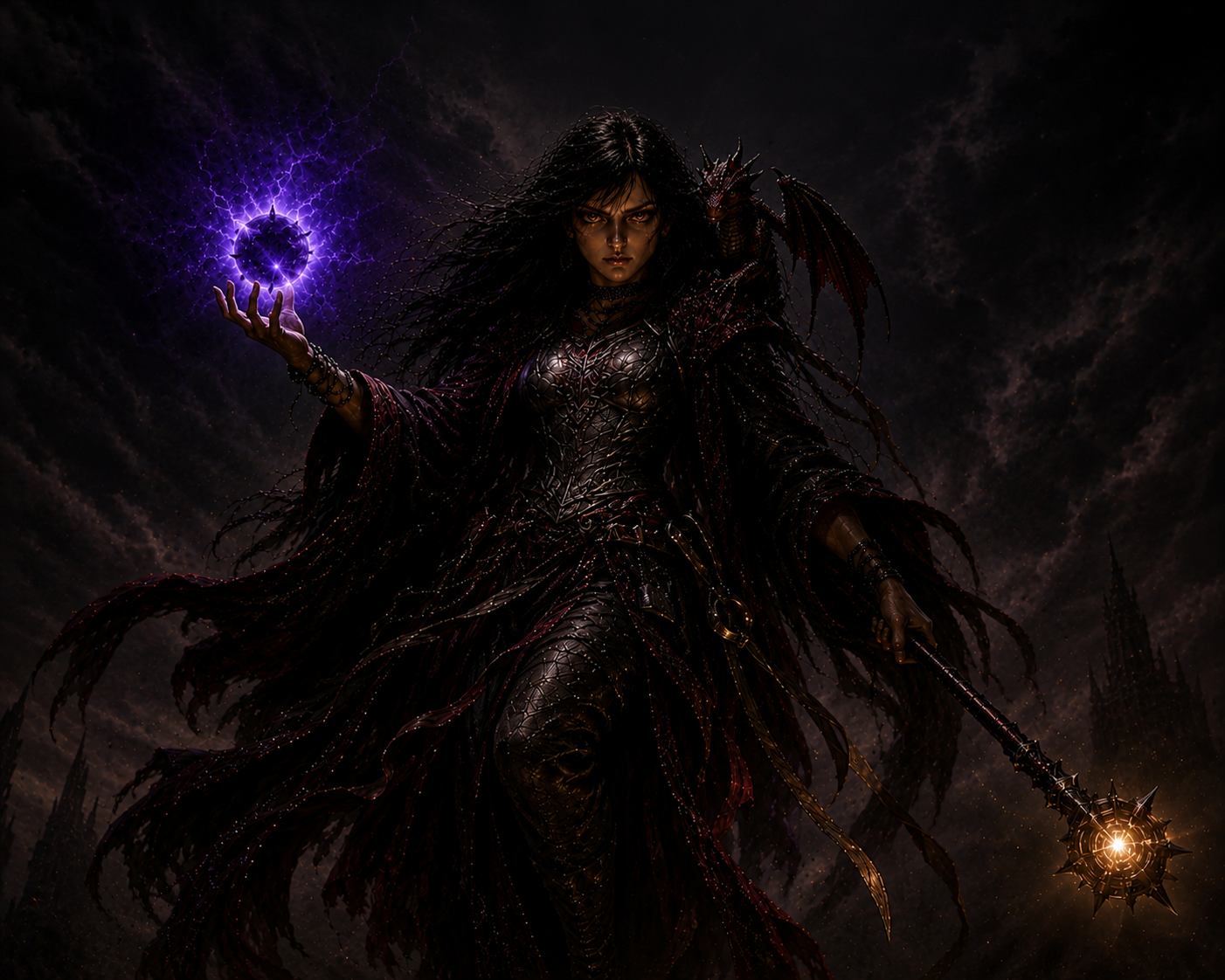 Lady Ravelle, The Obsidian Sorcerous